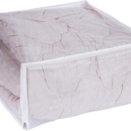 DiClavus Set of 2 Zippered Vinyl Storage Bag, 24x20x11